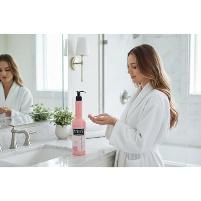 Vie 7 Sodium Free Collagen Shampoo and Conditioner Set - 400ml - Image 4